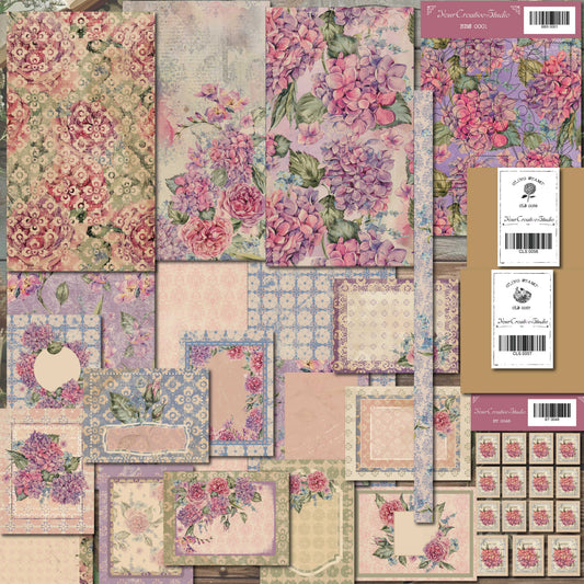 Vintage Hydrangea themed Collection-DPKL983HGXN