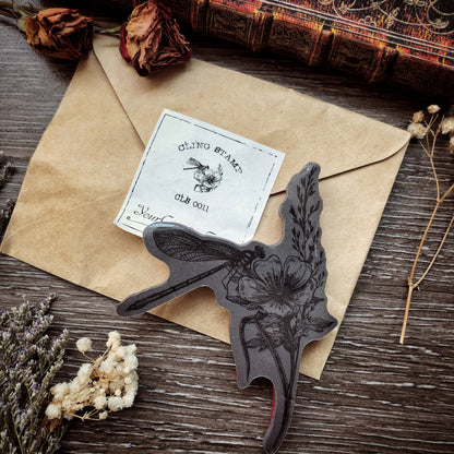 Your Creative Studio Cling Stamp Dragonfly on Flower CLS 0011